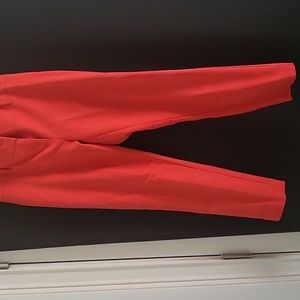 WHBM red ankle pant size 8